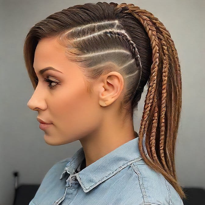 braid fade haircut