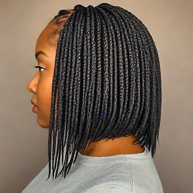 box braid bob