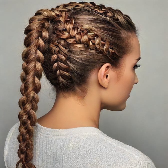 french twist braid