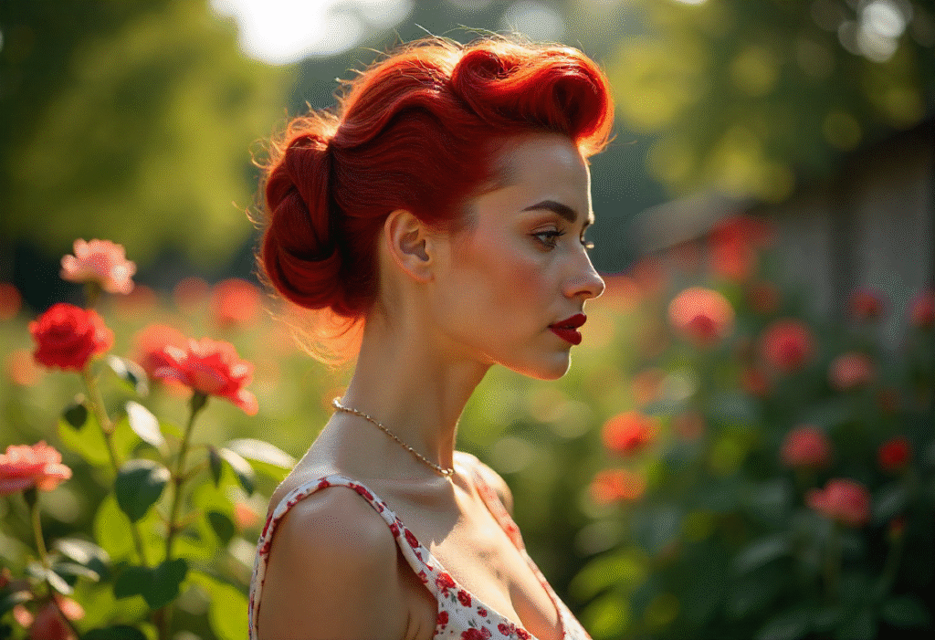 Pompadour Slicked Back