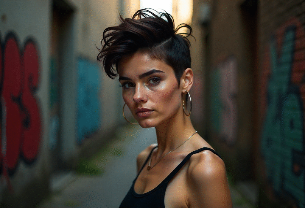 Modern Pompadour Makeover