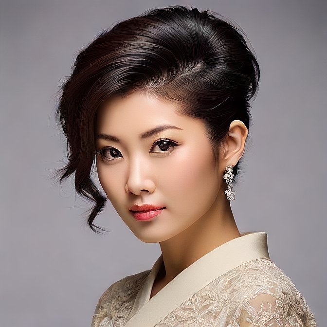 Pompadour Japanese Hairstyle