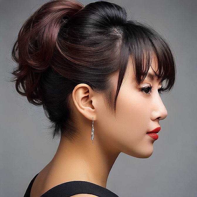 Pompadour Japanese Hairstyle
