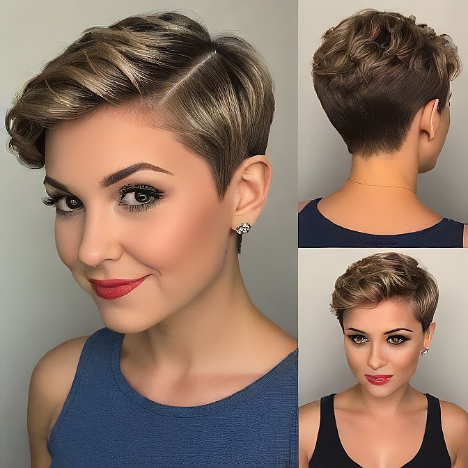 Finger Waves Pixie Cut
