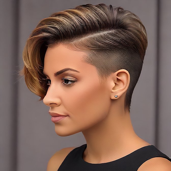 pompadour fade