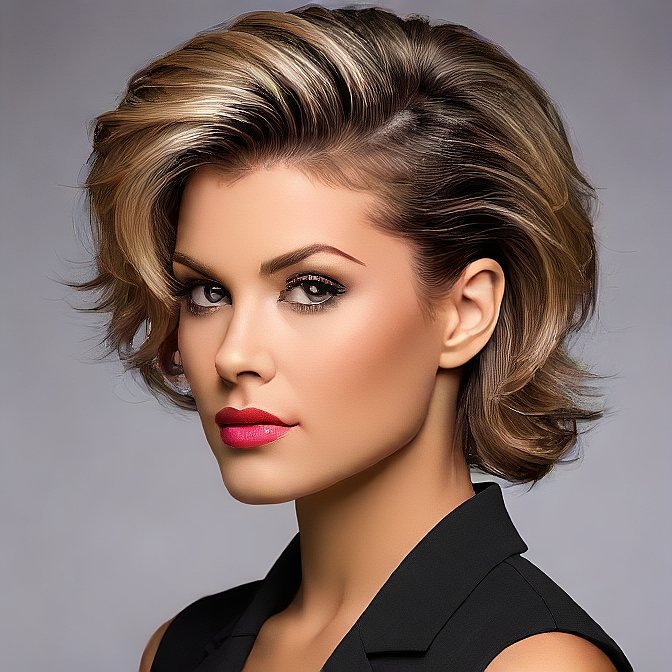 Pompadour Mullet Haircut