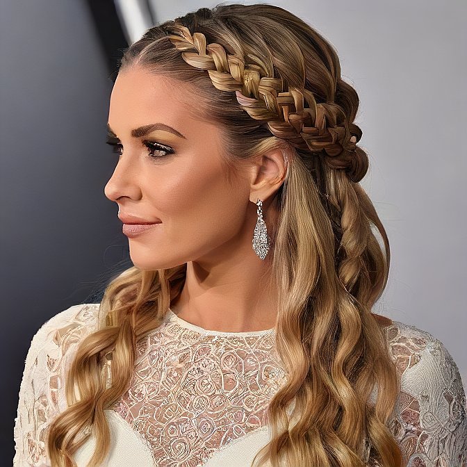 Celebrity and Bridal-Inspired Waterfall Braids